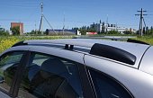 Рейлинги на крышу АПС для Lada Kalina хэтчбек (2004-2018) серые