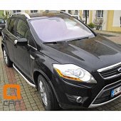 Пороги алюминиевые (Alyans) для Ford Kuga (2008-2012)