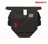 Алюминиевая защита картера и КПП Sheriff для Mazda 3 (2013-2018)