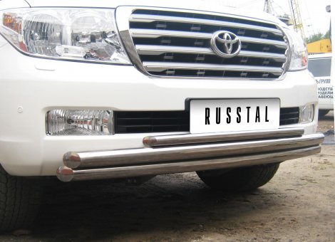 Передняя защита Russtal для Toyota Land Cruiser 200 (2007-2012)