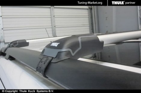 Багажник Thule WingBar Edge на интегрированных дугах для Ford Explorer (2011-2015)
