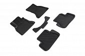 Коврики в салон Seintex EVA 3D ромб для Audi A4 (B8) черные