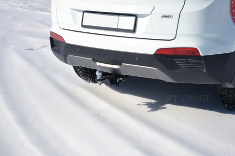 Съемный фаркоп PTGroup под квадрат 50х50 для Hyundai Creta
