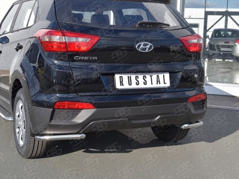 Задняя защита Russtal для Hyundai Creta
