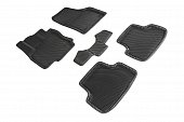 Коврики в салон Seintex EVA 3D ромб для Volkswagen Taos (2021-н.в.)