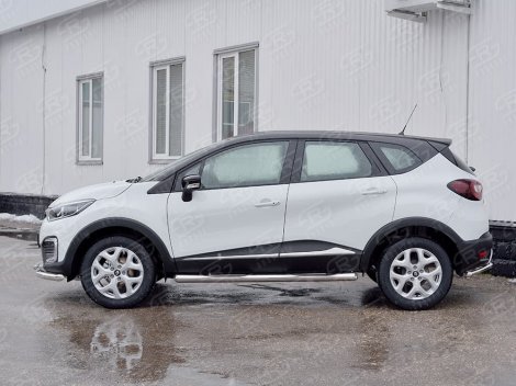 Пороги Russtal 76мм для Renault Kaptur