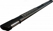 Пороги алюминиевые (Emerald Black) для Volkswagen Touareg