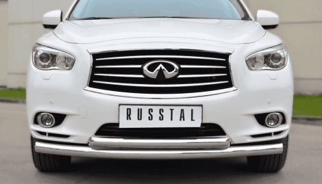 Передняя защита Russtal для Infiniti JX (2012-2013)