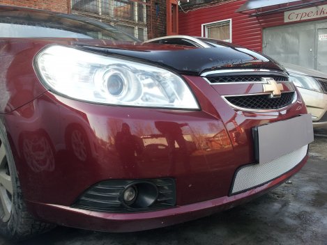 Защитная сетка радиатора ProtectGrille для Chevrolet Epica (2006-2012 Хром)