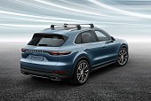 Оригинальный багажник на аэродинамических дугах для Porsche Cayenne (2018-н.в.)