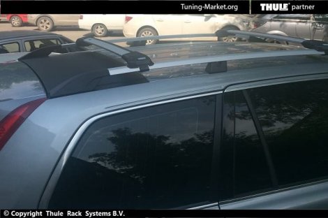 Багажник Thule WingBar Edge на интегрированных дугах для Volvo XC90 (2002-2015)