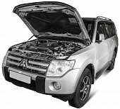 Газовые упоры (амортизаторы) капота АвтоУпор UMIPAJ012 для Mitsubishi Pajero (2006-н.в.)