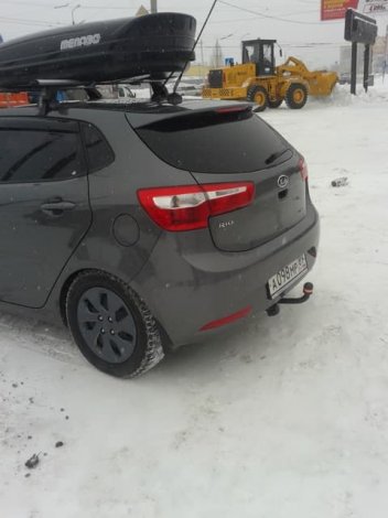 Фиксированный фаркоп Oris-Bosal для Kia Rio хэтчбек
