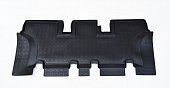 Ковер салонный полиуретан "NorPlast" для Hyundai Santa Fe 7 мест (2012-2018) черный
