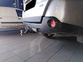 Съемный фаркоп Bizon FA 0220-E под квадрат 50х50 для Nissan X-Trail (2007-2014)