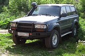 Передний силовой бампер OJ Трофи для Toyota Land Cruiser 80