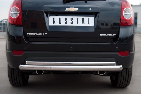 Защита заднего бампера Russtal d63/42 (дуга) для Chevrolet Captiva