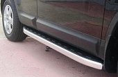 Пороги алюминиевые (Alyans) для Nissan Terrano