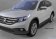 Пороги алюминиевые (Sapphire Black) для Honda CR-V (2012-н.в.)