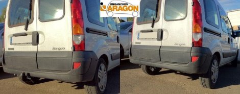 Съемный фаркоп Aragon для Renault Kangoo (1998-2008)