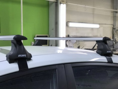 Багажник Атлант на крыловидных дугах для Kia Rio седан (2017-н.в.)
