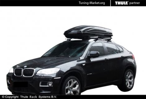 Багажник Thule WingBar на аэродинамических дугах для BMW X6 (E71)
