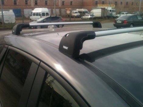 Багажник Thule WingBar Edge на интегрированных дугах для Mazda CX-5 (2011-2016)