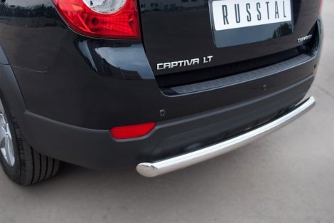 Защита заднего бампера Russtal d63 (дуга) для Chevrolet Captiva