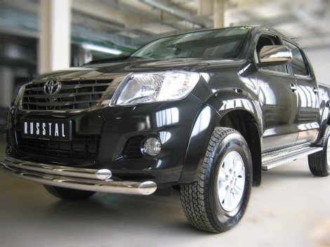 Передняя защита Russtal для Toyota Hilux (2011-2015)