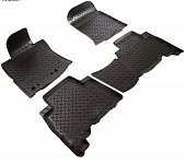 Ковры салонные полиуретан "NorPlast" для Toyota Land Cruiser Prado 150 (J150) (черный)