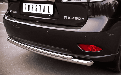 Защита заднего бампера D63xD42 "RUSSTAL" для Lexus RX450