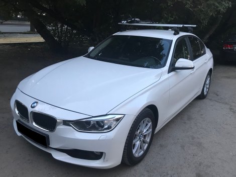 Багажник MontBlanc на аэродинамических дугах для BMW 3-Series седан (2012-2018)