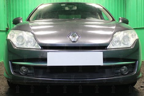 Защитная сетка радиатора ProtectGrille для Renault Laguna (2007-2011 Черная)