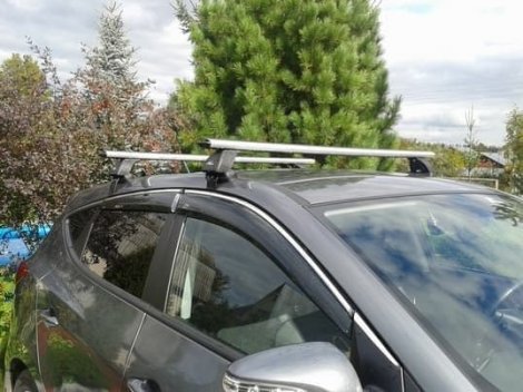 Багажник LUX на аэродинамических дугах для Hyundai ix35