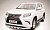 Защита переднего бампера Slitkoff для Lexus GX460 (2013-2015)