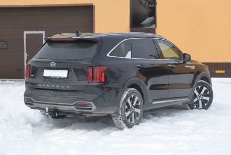 Съемный фаркоп PTGroup под квадрат 50х50 для KIA Sorento (2020-н.в.)