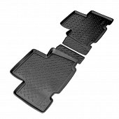 Ковры салонные полиуретан NorPlast для Toyota RAV 4 SWB  (2006-2010) черный