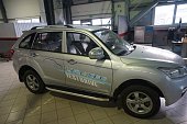 Пороги алюминиевые (Alyans) для Lifan X60