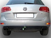 Фиксированный фаркоп Leader Plus V124-A для Volkswagen Touareg (2010-2018)