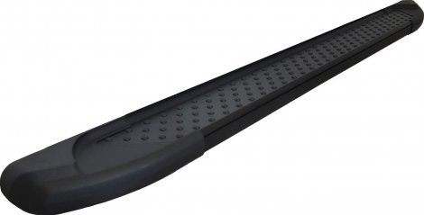 Пороги алюминиевые (Sapphire Black) для Honda CR-V (2009-2012)