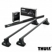 Багажник Thule SquareBar на стальных дугах для Mitsubishi Montero 3-дв (2000-2006)