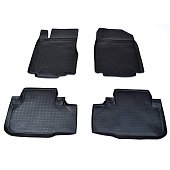 Ковры салонные полиуретан "NorPlast" для Honda CR-V (2012-2016) черные