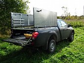 Алюминиевая крышка кузова (трансформер) Niis для Mitsubishi L200 Single Cab
