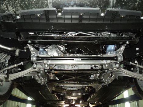 Композитная защита картера и КПП АВС-Дизайн для Audi Q5 (2008-2017)