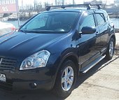 Багажник LUX на прямоугольных дугах для  Nissan Qashqai (2006-2013)