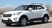 Рейлинги на крышу АПС для Hyundai Creta (2016-2021) черные