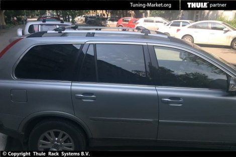 Багажник Thule WingBar Edge на интегрированных дугах для Volvo XC90 (2002-2015)