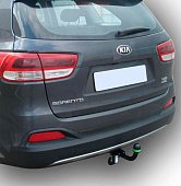 Фиксированный фаркоп Leader Plus K121-A для KIA Sorento дизель (2015-2017)