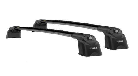 Багажник Turtle AIR-3 Black на аэродинамических дугах для Renault Kangoo (2008-2021)