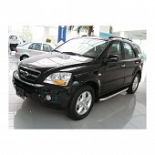 Пороги алюминиевые (Alyans) для Kia Sorento (2006-2008)
